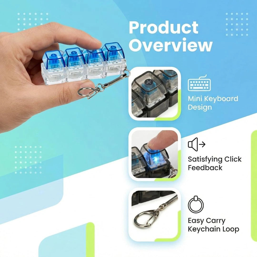 Keyboard fidget toy product